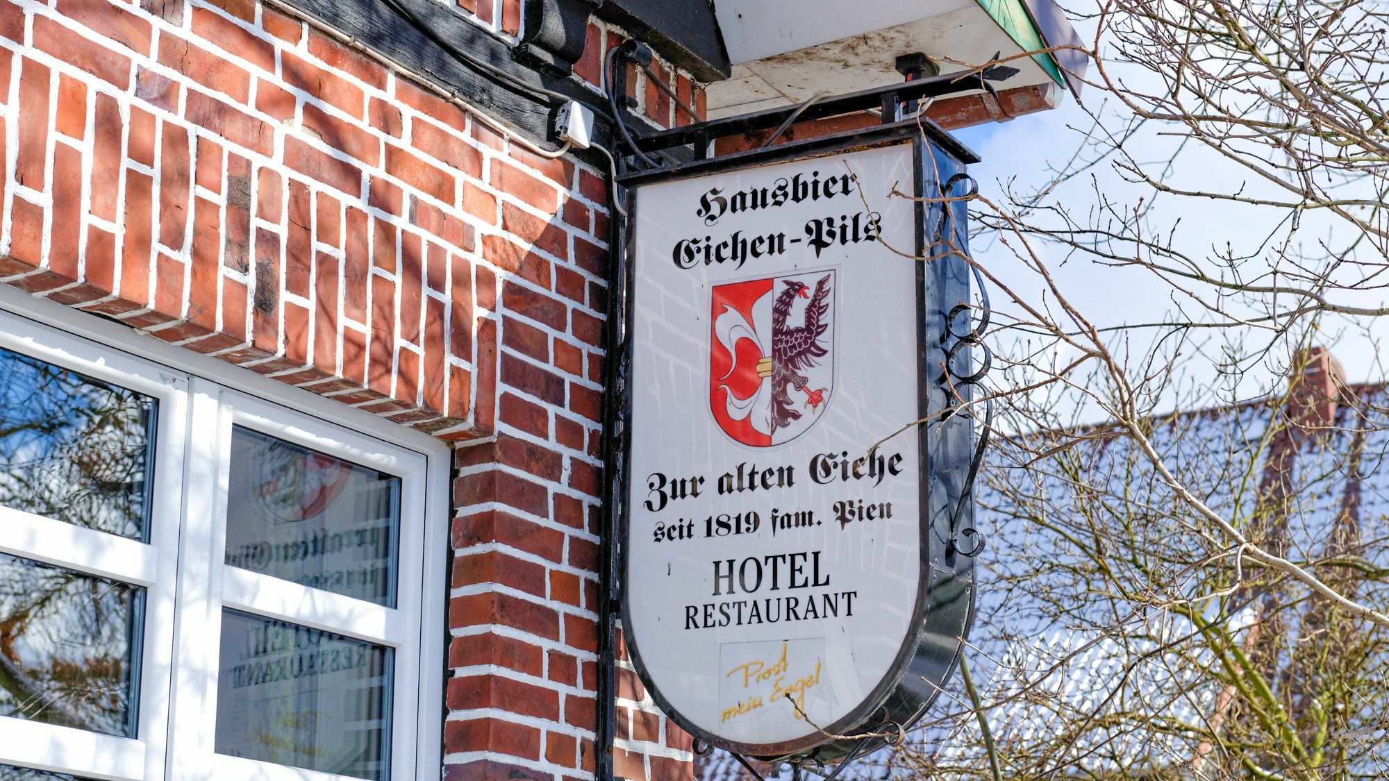 Gasthaus Zur Alten Eiche Hamburk Exteriér fotografie